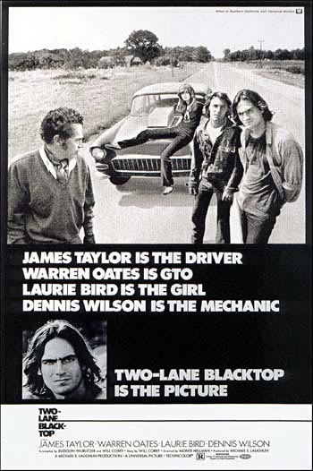 two lane blacktop